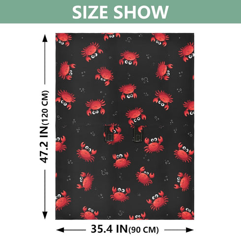 Mazeann Red Crab Sea Black Car Seat Cover Baby Breathable Soft Infant Carseat Covers Canopies Babies Carrier Covers