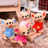 Chihuahua Dog Plush Stuffed Animal, Stuffed Chihuahua Dog Plush Toy, Great Gift for Kids Home Decor (Rose)