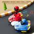 OBEST Multiplayer Remote Control Bumper Car, 2 Pack, RC Car with Ejection Doll, Interactive Toys for Boys and Girls