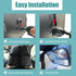 Oxnaleah 360 Car Mirror for Baby,Shake proof,Shatterproof Baby Car Mirror for Safe Travel, Rotation, Clear Wide View