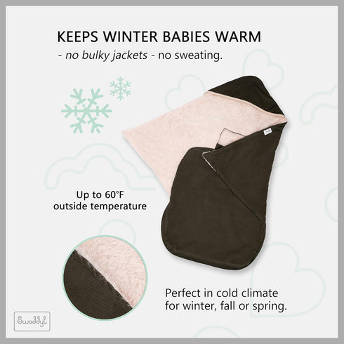 Cozy Winter Baby Girl Car Seat Cover Blanket - Essential Accessory for Rides