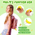 Jexine 40 Pack Banana Keychains Stretchy Fidget Toys for Birthday Party Favors School Supplies