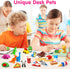 Arscniek 110 Pack Animal Erasers for Kids, Cute Desk Pets Treasure Box Toys for Classroom Prizes, Mini Pencil Erasers