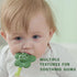 2-in-1 0-6 6-12 3-6 Baby Teething Toys and Rattle for Babies Months, Food Grade Silicone Teethers for Baies Months