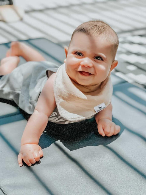 100% DiaperSquad's Organic Cotton Baby Drool Bibs, Super Absorbent & Adjustable Baby Bibs for Drooling and Teething