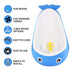 TELEXSUN Potty Training Urinal for Boys - Cute Whale Training Urinal/Potty Urinal Pee Trainer Urine(Blue Whale)