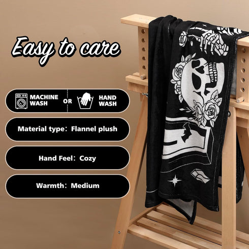 40" 50" Gothic Baby Monthly Milestone Blanket, Goth Girl Boy Baby Shower Growth Chart Photo Prop Stuff Background