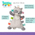 Taggies 12 inches Soft Toy, Harley Raccoon Lovey