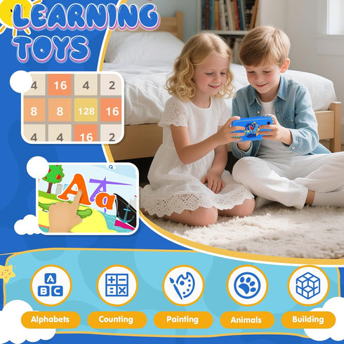 SnowCinda 3-10 2.8" 20 8G Kids Smart Phone Toys for Boys,Christmas Birthday Gifts for Girls Age Kids Cell Phone Toys
