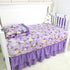 Set Set 4 Set Crib Bedding for Girls, Purple Baby Crib Bedding Piece, Baby Girl Nursery Bedding Including Comforter