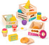 B. toys Little Foodie Groups 24-Piece Wooden Grocery Toy with Categorized Food