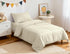 Set 4 Set ZPECC Toddler Bedding - Piece Hypoallergenic Baby Crib Bedding for Boys and Girls, Includes Toddler