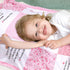 Oudain Christian Baby Blanket with Bible Verses, Flowers Paisley Receiving Baptism Blanket for Newborn Kids, 30 x 40