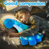 14" Houwsbaby Blue Musical LED Dinosaur Stuffed Animal Floppy Diplodocus Plush Toy Singing Light Up Adorable Long Neck