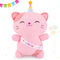 Achwishap Cat Stuffed Animal,Birthday Girls Cat Plush,14 Cats Plush Toys,Cute Plushies Birthday