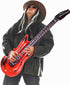 9Pcs Inflatable Guitars and Microphones, Party Props for 80s 90s Themed Events, Rock Star Toy Set