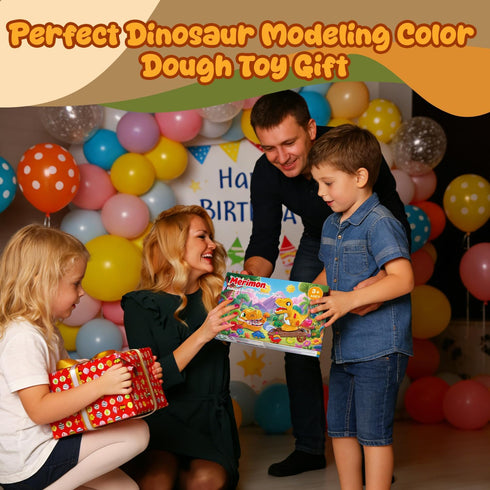 Merimon Sets, Set, Set, 3+ (4 1-51 Dinosaur Color Dough Includes Dino Dentist Play Tyrannosaurus Rex Jungle Dinosaur