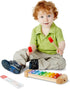 Melissa & Doug Caterpillar Xylophone Musical Toy with Wooden Mallets, 15.25" x 6.5" x 1.5"