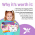 Potty Training Chart for Toddlers Girls, Unicorn Design - 4 Week Sticker Reward Chart with 213 Stickers