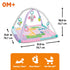 5 0-36 Bright Starts Wild Wiggles Sweet Safari Foldaway Baby Play Gym & Mat, Foldable with Removable Toys