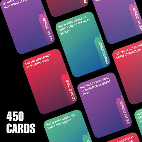 Uncoated Party Game for Adults Ages 21+, Hilarious & Interactive Card Game for Game Night & Gatherings