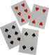 Set 4 (9-Ace) Counter 2 2 Hickoryville Euchre Card Game Pre-Stripped Decks with Blank Cards Red & Blue Decks Classic