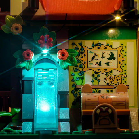 Upgraded LED Light Kit for Lego The Magical Madrigal House Building Set, Compatible with Lego 43245 (Model Not Included)