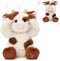 Hopearl Peek A Boo Cow Interactive Repeats What You Say Plush Diary