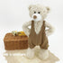MR VIVICARE 13.5" Cream Beige Bear Stuffed Animal - Knitted Dressed Plush Teddy Bear for Kids and Newborns - Great