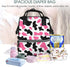 Nevjipu Backpack Mommy Backpack, Baby Doll Diaper Bag - Cute black pink cow print Bag, Fashion Tactical Infant Baby