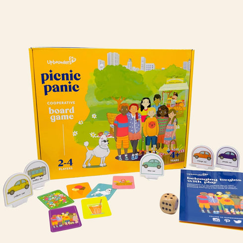 Picnic Panic Board Game for Kids 4-6 - Easy Cooperative Game about a Fun Cookout