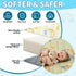 JUNLLY 47"x47" Baby Playpen Mat - Thicken Foam Cushioned Playmat for Babies Toddlers Infants - Foldable Baby Play Mat