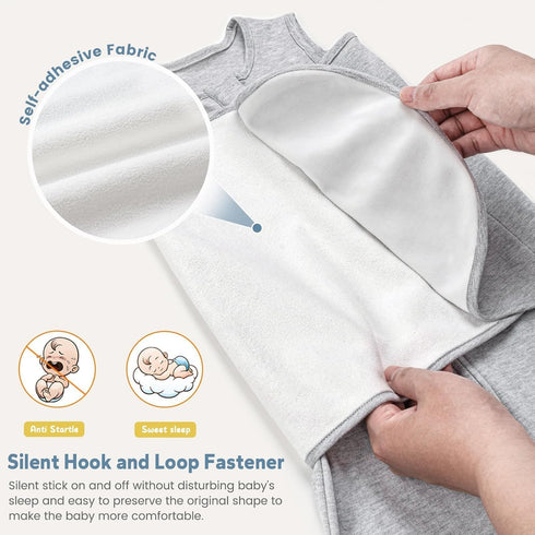 1.0 100% 6-12 ZIGJOY Sleep Sack Swaddle Tog Baby Wearable Blanket Cotton Baby Swaddle Blanket for Newborns Months