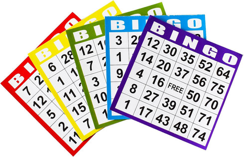 1 100 5 SEETOOOGAMES Bingo Paper Game Cards - Card - Books of Sheets