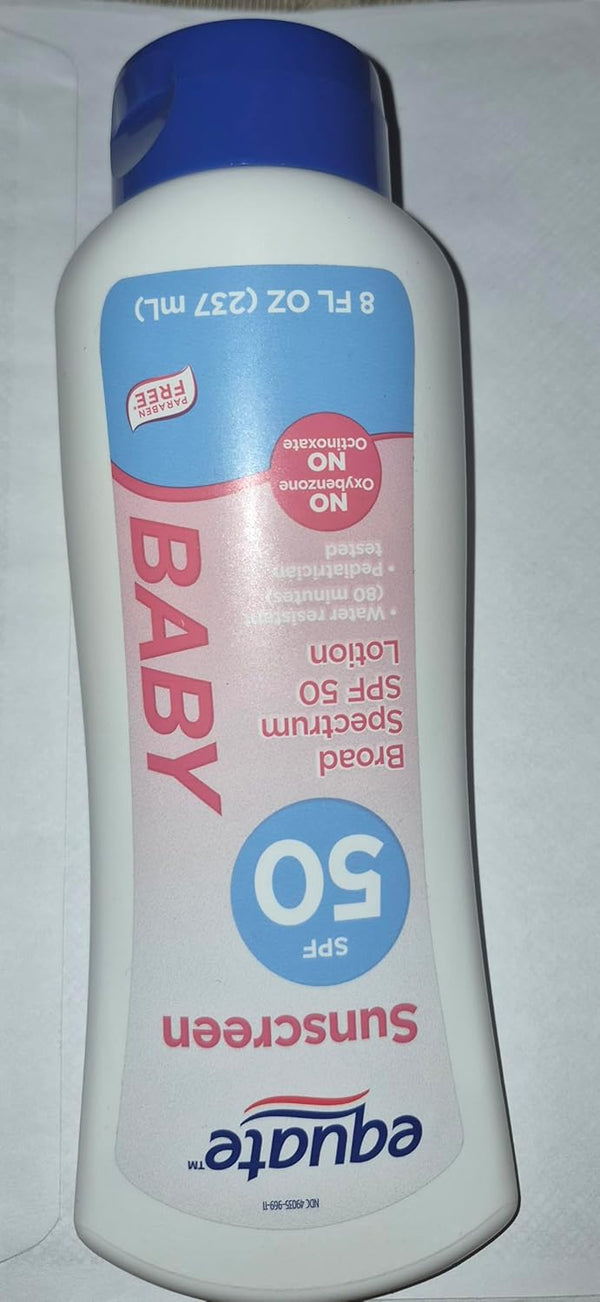 Generic Equatee Baby Sunscreen SPF 50 Lotion, 8 FL
