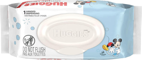 Huggies Simply Clean Unscented Baby Diaper Wipes, 1 Flip-Top Pack (64 Wipes