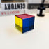 Mixing Color Cube with Display Stand - Diamond Polished Scientific Educational Toys, Gorgeous Silent Desk Toy (size