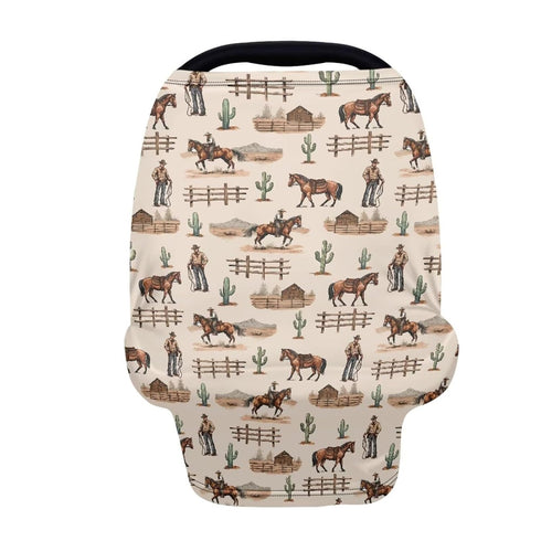 Belidome Western Cowboy Baby Stuff Nursing Scarf Breastfeeding Cover Baby Car Seat
