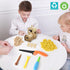 Cardboard Construction Tool Kit, 422 Pieces Educational Toys for At-Home Play and Classroom Learning