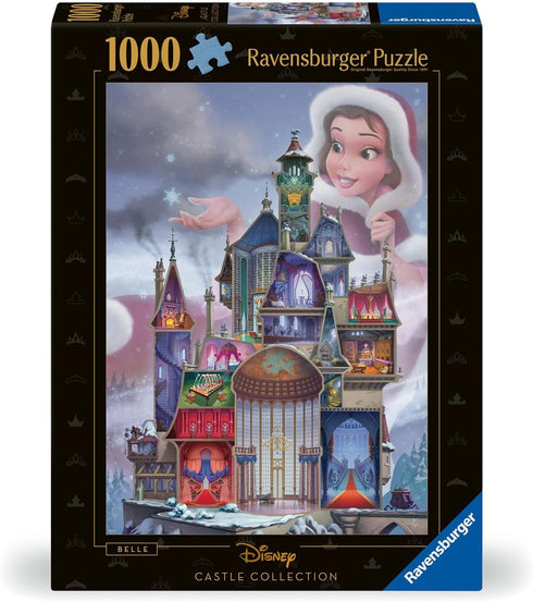 Ravensburger Disney Castle Collection: Belle 1000 Piece Jigsaw Puzzle - Handcrafted Tooling, Made in Germany