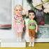 10 Sets 5 Inch ONEST Mini Dolls with Doll Clothes Party Grown Outfits Doll Accessories for Kids