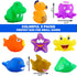 Staroud 9 Packs Color Changing No Hole Bath Toys for Kids Toddlers Baby, Color Change Water Table Toys Sea Creatures