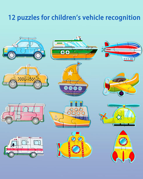 Magnetic Puzzles for Toddlers 1-3: Travel Games for Kids Ages 1-5, Learning Magnet Gift for Road Trip