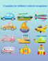 Magnetic Puzzles for Toddlers 1-3: Travel Games for Kids Ages 1-5, Learning Magnet Gift for Road Trip
