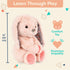 B. toys B. softies 12" Pink Plush Bunny, Huggable Stuffed Animal Toy for Newborns & Toddlers