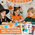30 Pack Play Dough Halloween Party Favors for Kids Non-Candy Gifts with Playdough and Classroom Exchange Cards