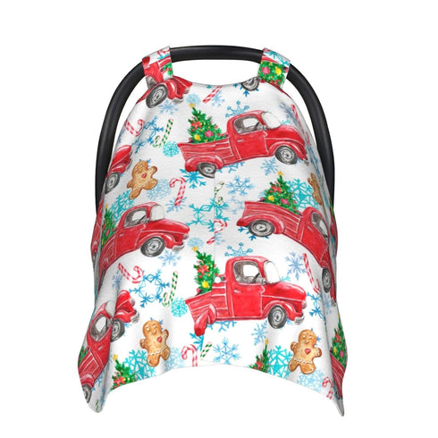Schgap Christmas Baby Car Seat Covers Canopy Nursing Cover Breastfeeding Baby Carrier Cover