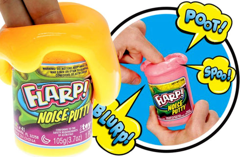 JA-RU Flarp Noise Putty Scented (1 Unit Assorted) - Squishy Sensory Toy for Easter, ADHD, Stress Relief