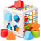 LiKee Ultra-Large Shape Sorter Baby Toys, 8pcs Sensory Pieces for Toddler Learning and Fine Motor Skills