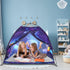 Space World Kids Play Tent - Foldable Pop Up Spaceship Tent for Indoor Outdoor Play, 47 * 47 * 41, Purple Blue
